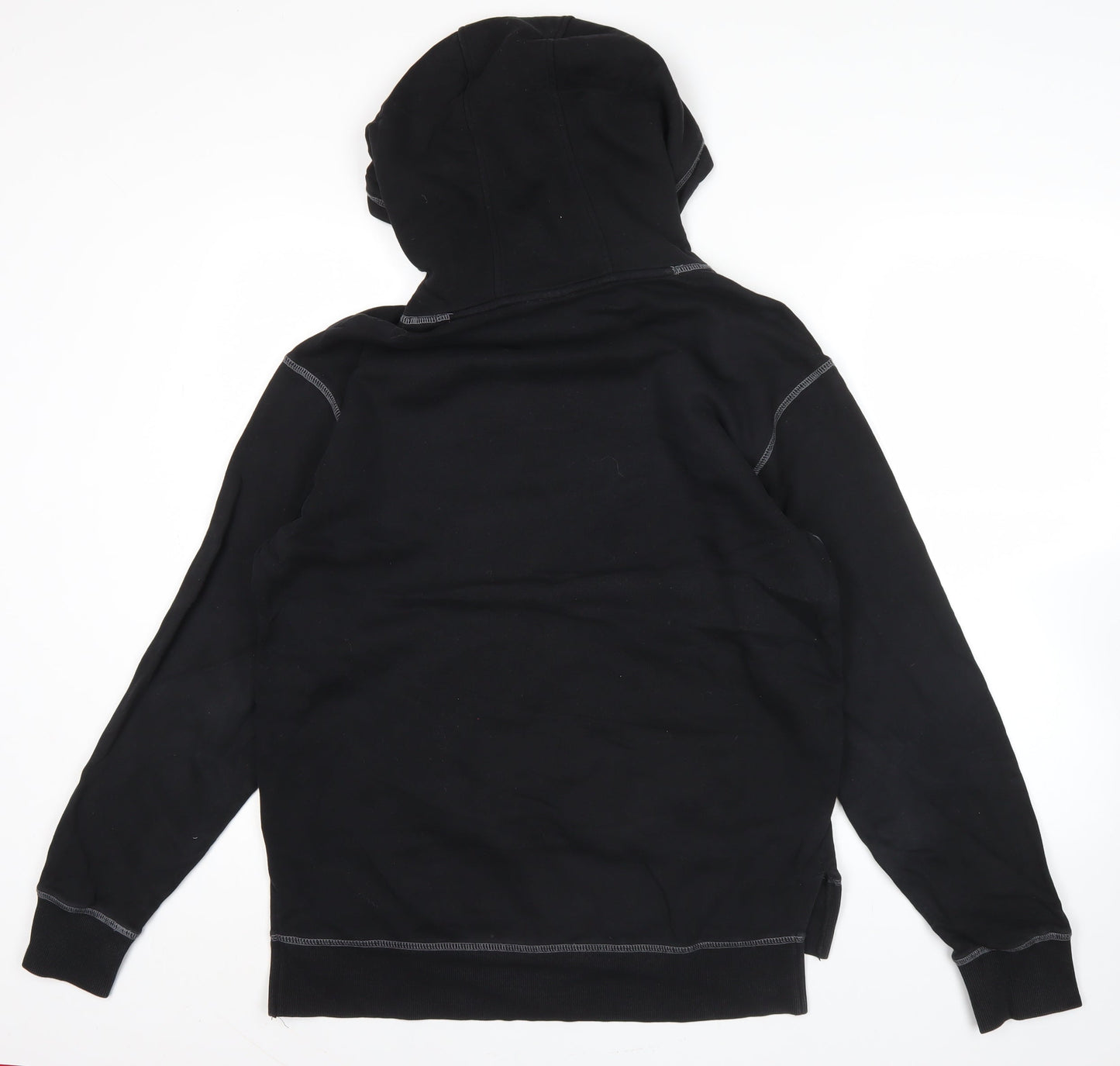Dickies Mens Black Pullover Hoodie L Logo Hooded Sweatshirt