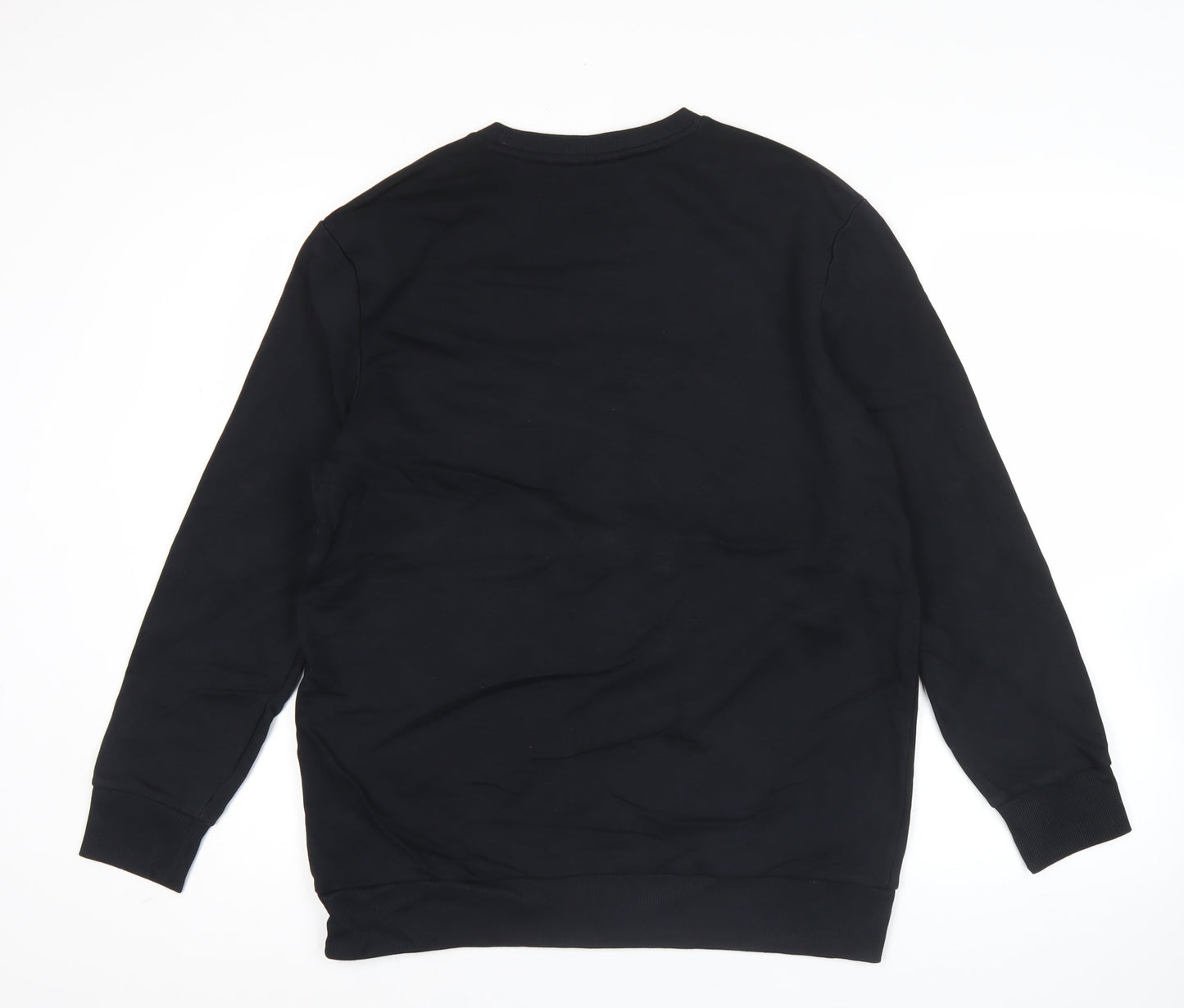 Fila Men’s Black M Sweatshirt Embroidered Bear Graphic Pullover