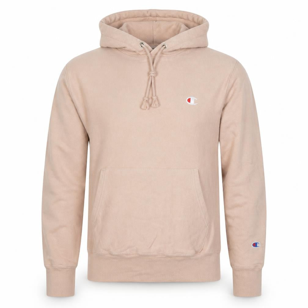 Mens UK S Regular Champion Beige Pullover Hoodie