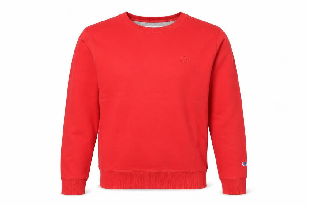 Mens UK S Regular Champion Red Pullover Sweatshirt