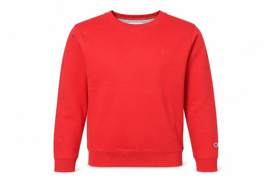 Mens UK S Regular Champion Red Pullover Sweatshirt