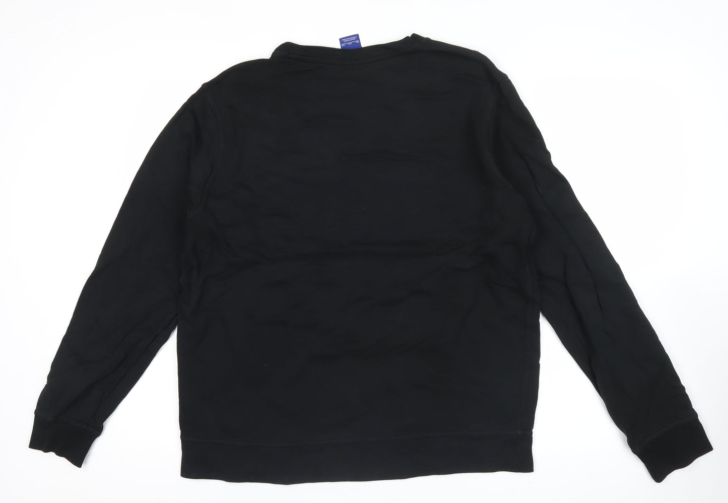 Nike Mens Black 2XL Pullover Sweatshirt Crew Neck Long Sleeve