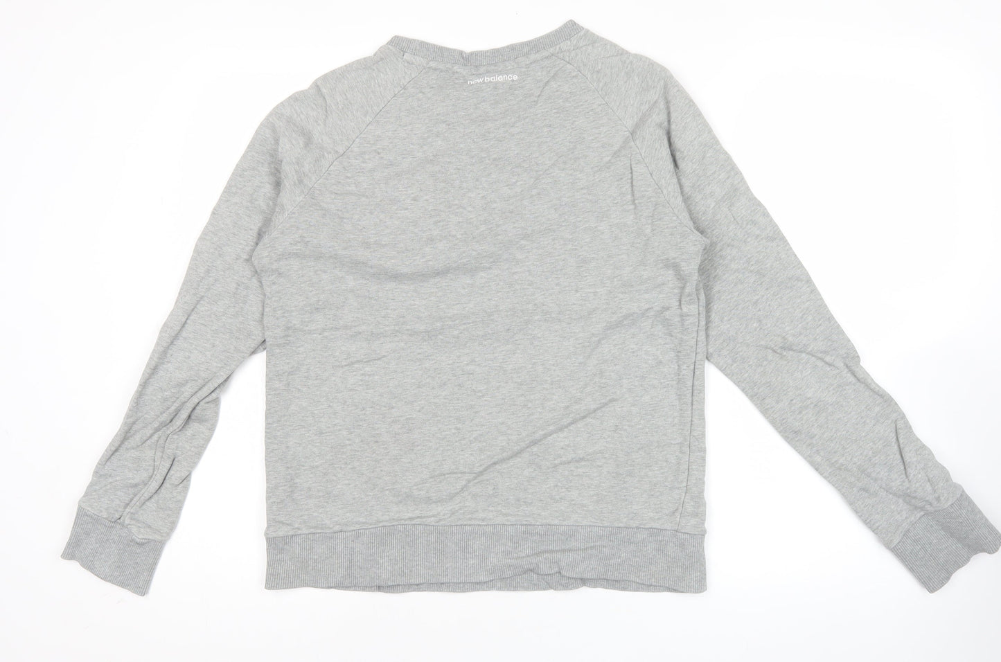 New Balance Men’s Grey Graphic Pullover Sweatshirt M