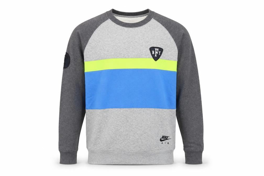 Mens UK L Regular Nike Multicoloured Pullover Sweatshirt