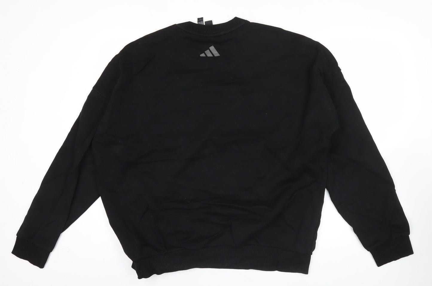 Adidas Men’s Black L Pullover Sweatshirt Graphic Print Sports