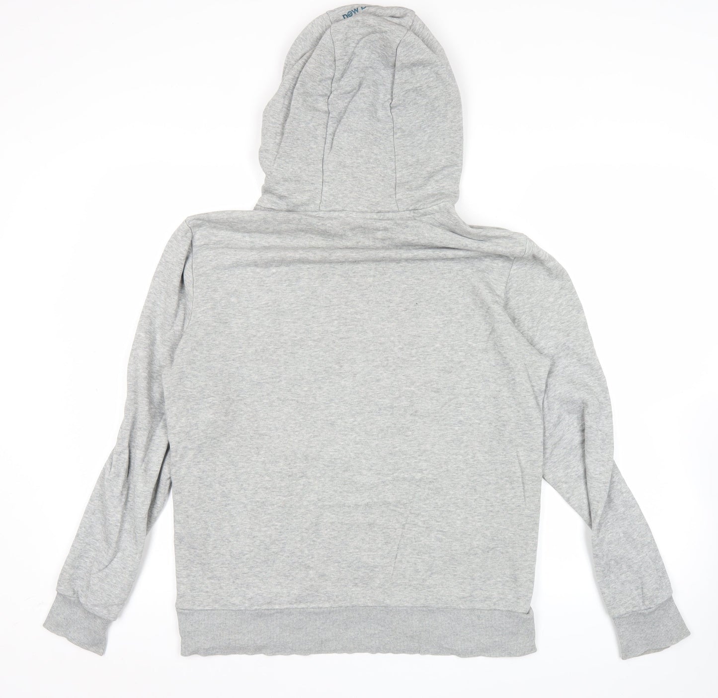 New Balance Men’s Grey Pullover Hoodie Size M Logo Sportswear