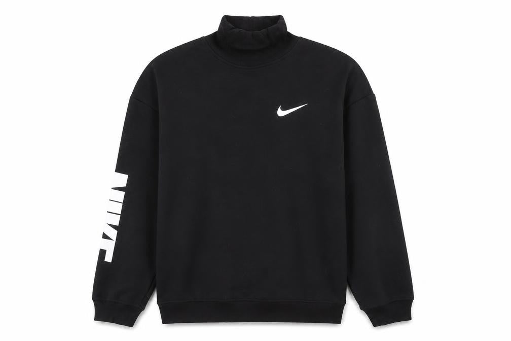 Mens UK M Regular Nike Black Pullover Sweatshirt