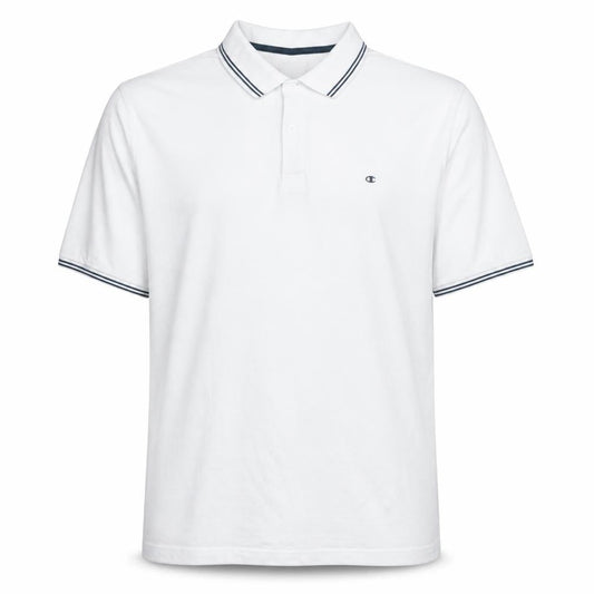 Champion Men's White 2XL Polo Shirt Regular Fit Short Sleeve