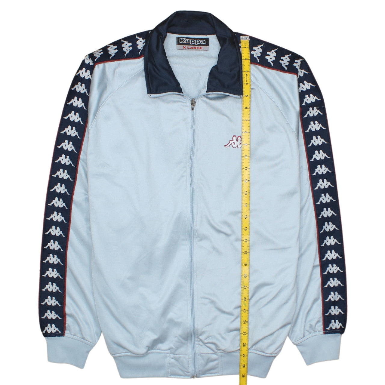 Kappa Mens Blue XL Track Jacket Full Zip Polyester Retro Sportswear