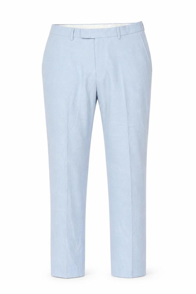 Marks and Spencer Men's Blue Slim Fit Dress Pants Trousers 30W 33L