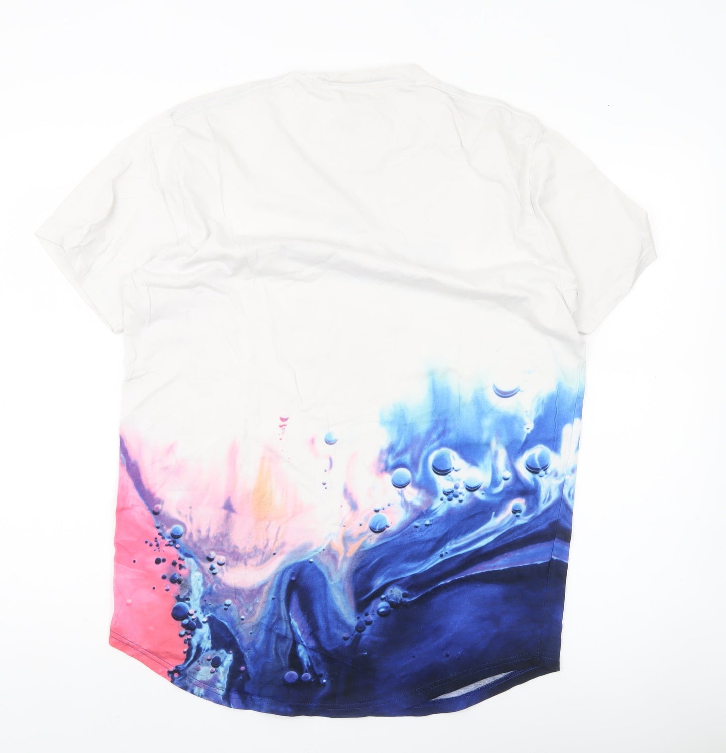 Hollister Men’s Multicoloured Graphic Print Cotton T-Shirt Size L