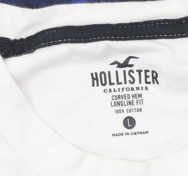 Hollister Men’s Multicoloured Graphic Print Cotton T-Shirt Size L
