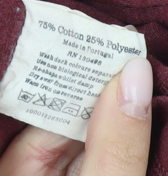 Jack Wills Men’s Red M Graphic Logo T-Shirt Short Sleeve Cotton Blend