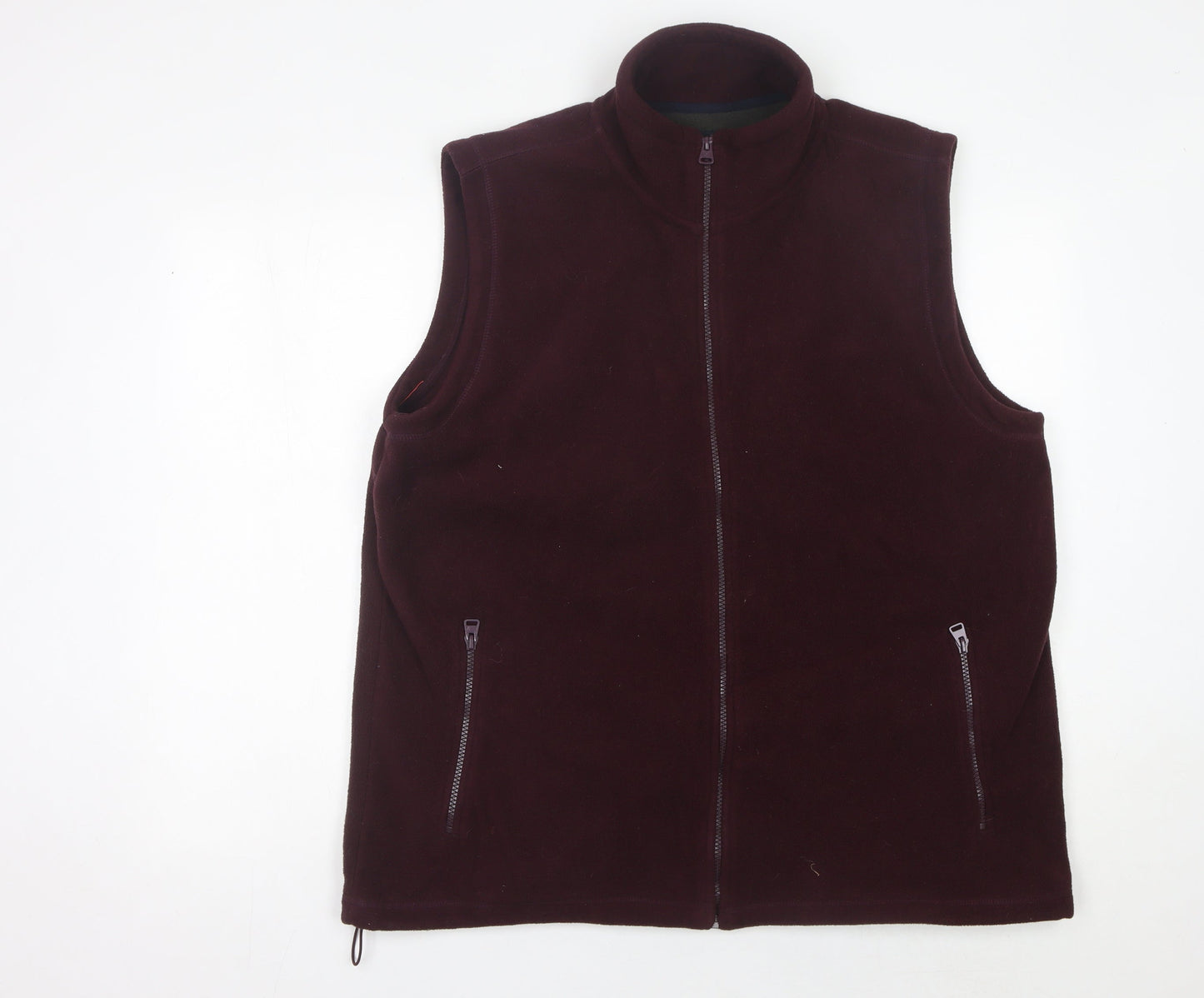 James Pringle Men's Brown Fleece Waistcoat Bodywarmer Size L