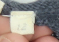 White Stuff Women Grey Linen Blend Scoop Neck Jumper Size 12
