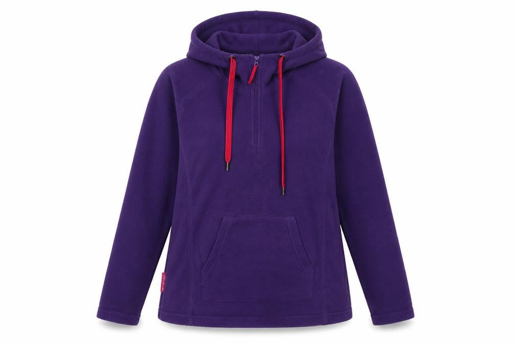 Womens UK 12 Regular Mountain Warehouse Purple Pullover Hoodie