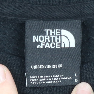 The North Face Unisex Black L Regular Fit Crew Neck Sweatshirt