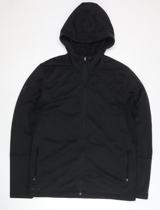Nike Men’s Black 2XL Therma-Fit Full Zip Hoodie Sportswear