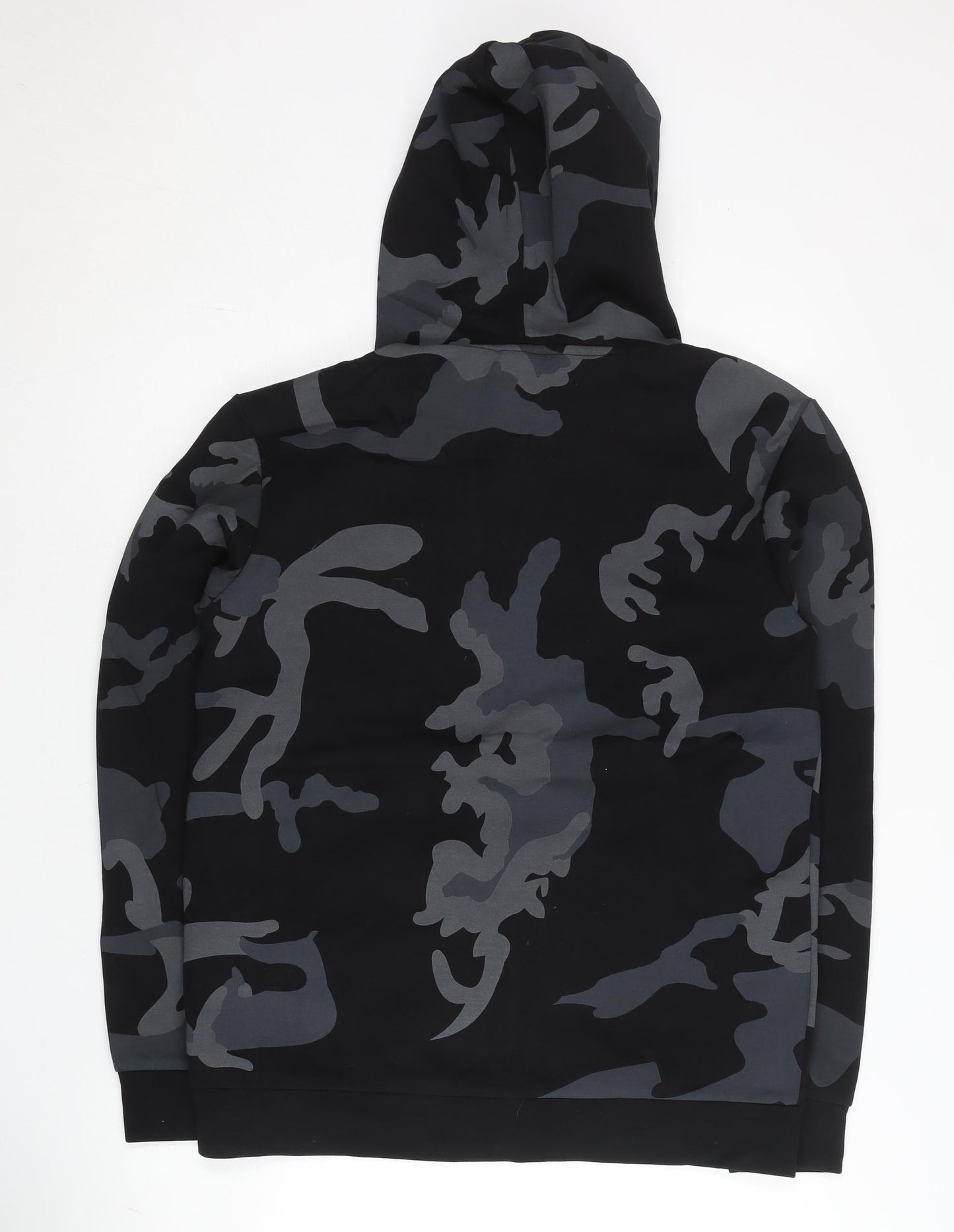 Nike Mens Black Camouflage XL Full Zip Hoodie Sweatshirt