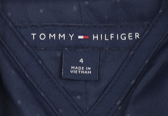 Tommy Hilfiger Womens Grey Check Trouser Suit Size 8 Slim Fit