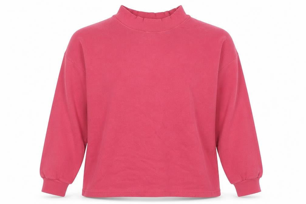 Hawkstead Sportswear Womens Red Cotton Pullover Sweatshirt L