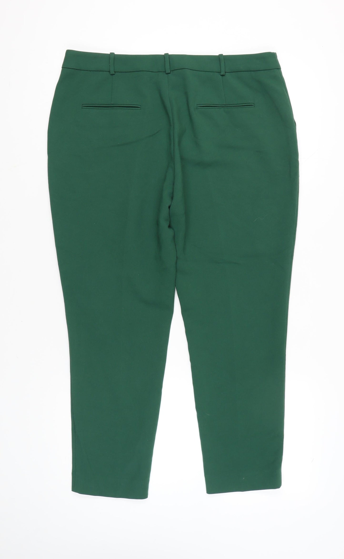 Hobbs Women’s Green Slim Fit Work Trousers Size 16