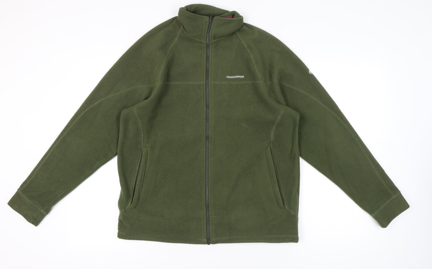 Craghoppers Men’s Green Fleece Full Zip Jacket Size M