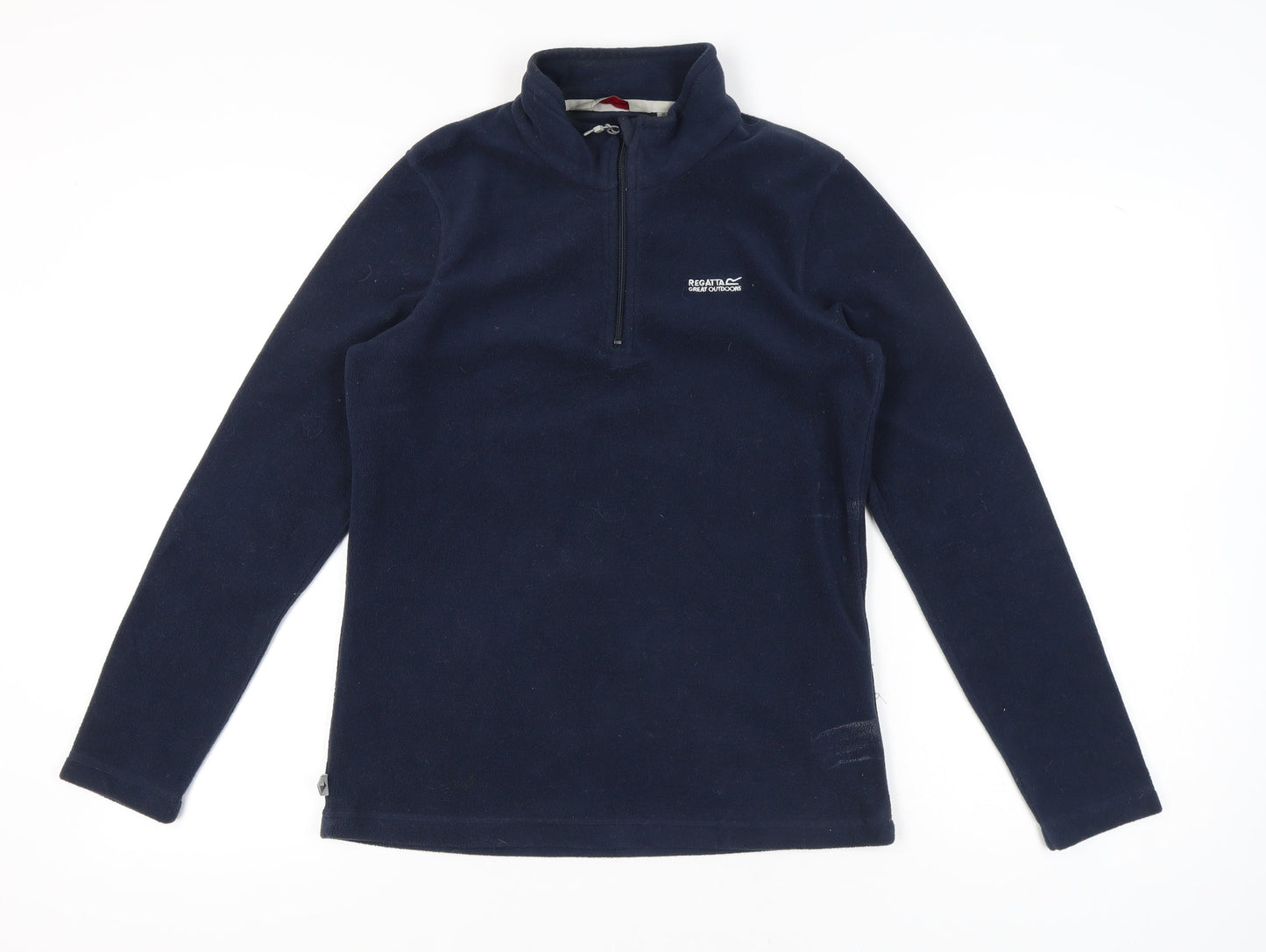 Regatta Women’s Navy Fleece Sweatshirt UK 10 Pullover 1/2 Zip Outdoor