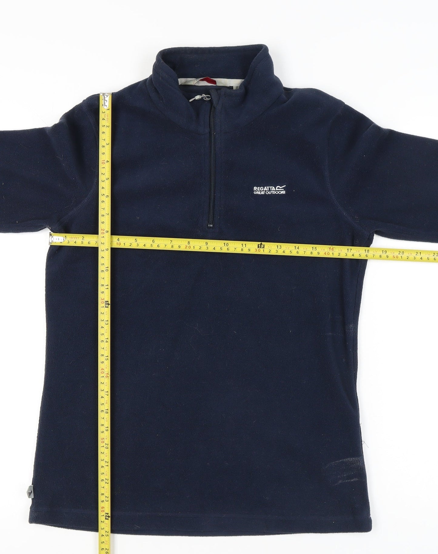 Regatta Women’s Navy Fleece Sweatshirt UK 10 Pullover 1/2 Zip Outdoor