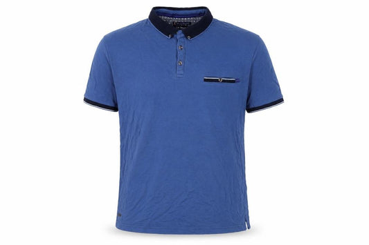Le Shark Men’s Blue Polo Shirt Size L Short Sleeve Collared Casual