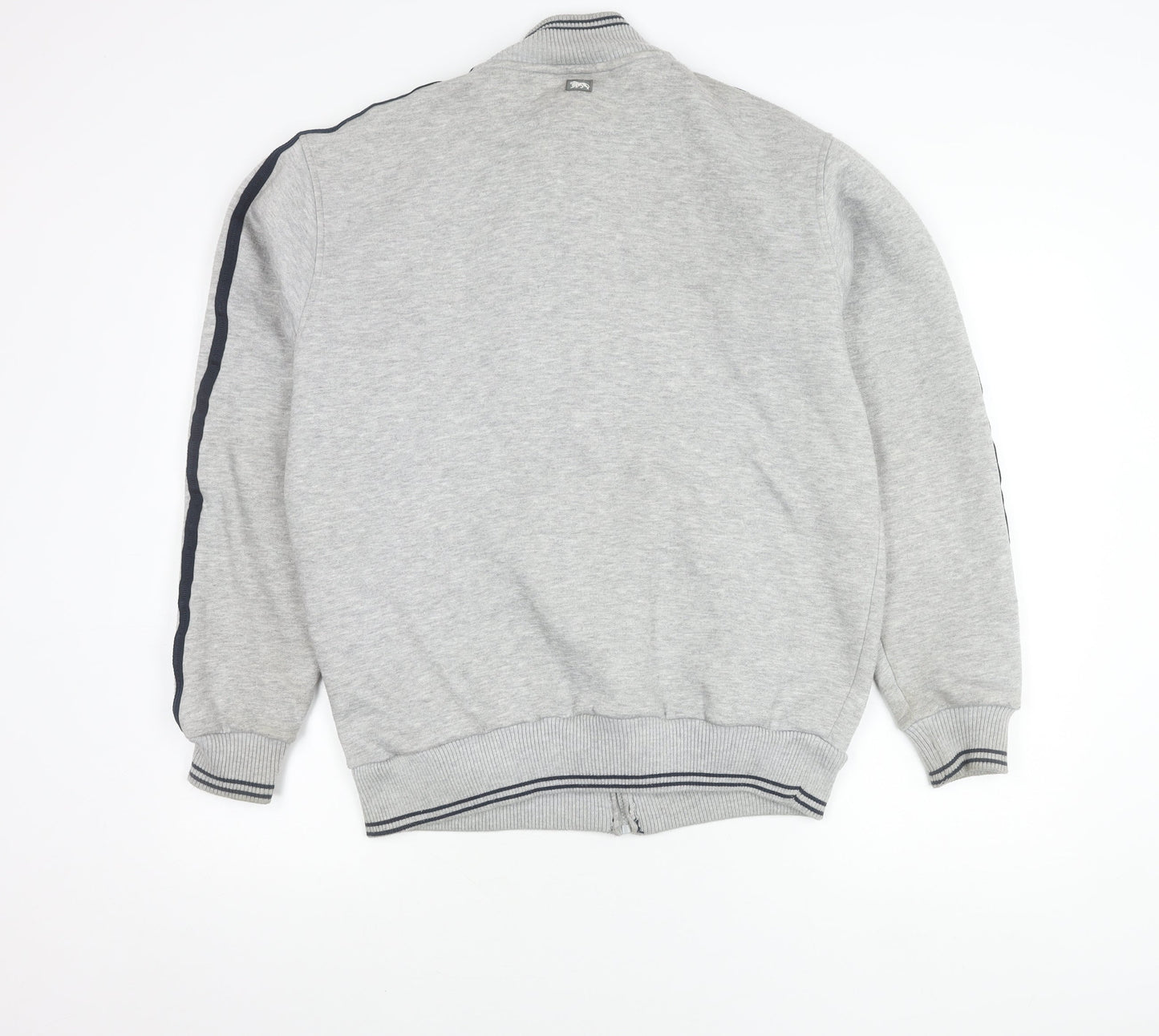 Lonsdale Men’s Grey Medium Full Zip Logo Sports Jacket