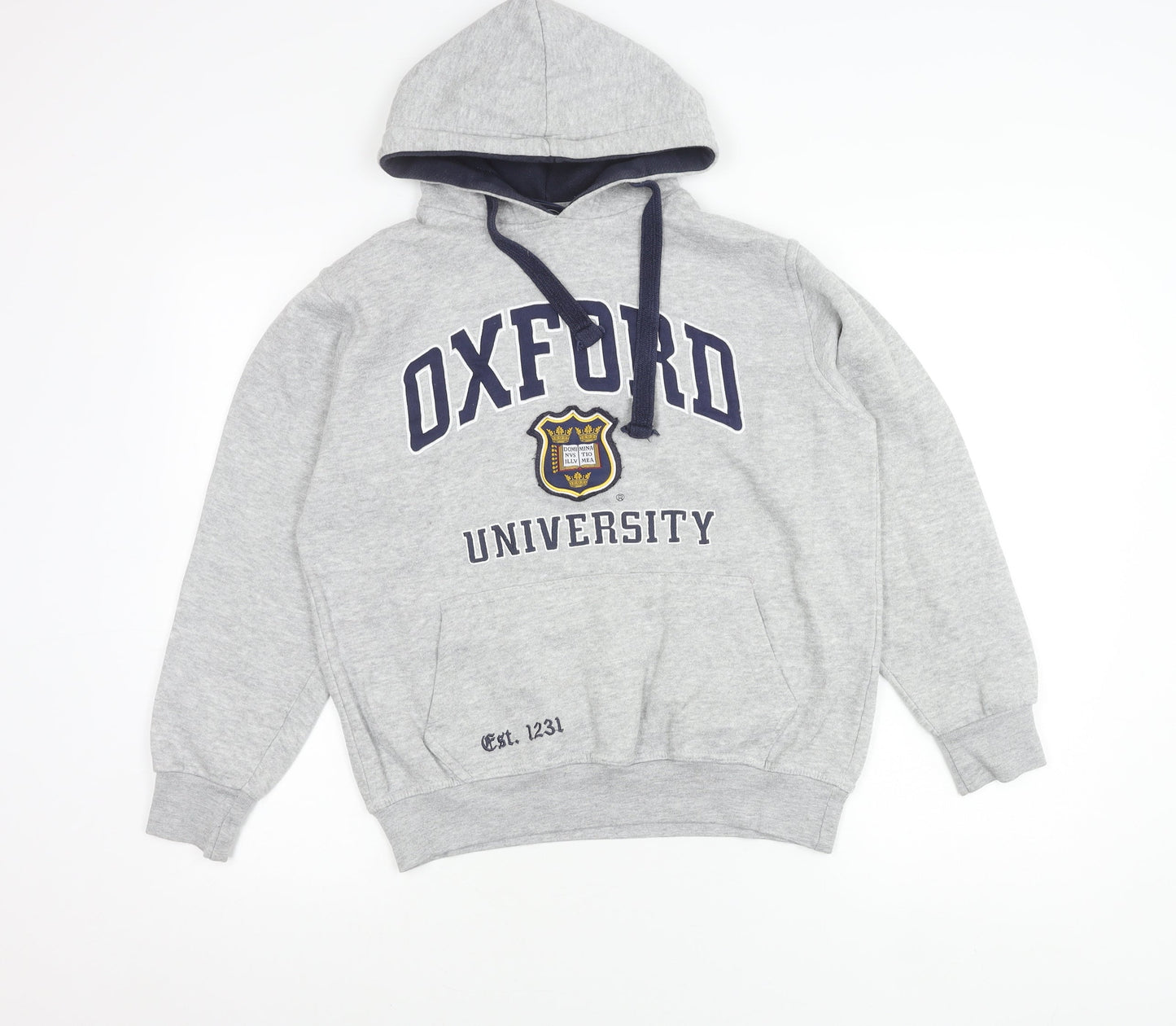 Oxford University Grey Women's Small Hoodie Pullover Sweatshirt