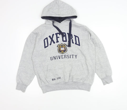 Oxford University Grey Women's Small Hoodie Pullover Sweatshirt
