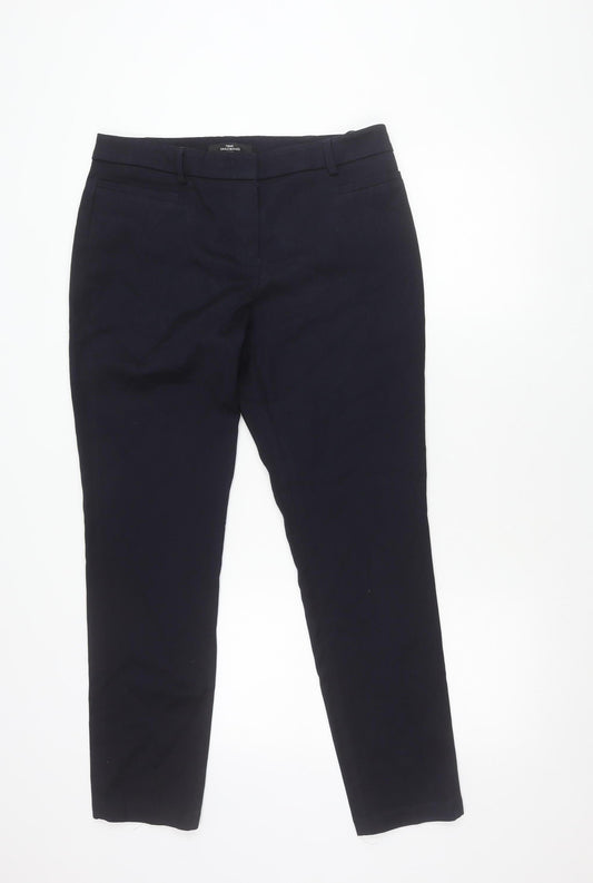 Next Mens Black Slim Fit Dress Pants Trousers L 40 Formal Workwear