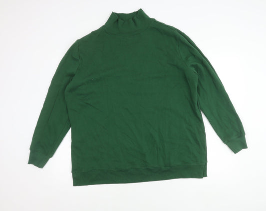 Seasalt Cornwall Women’s Green Pullover Sweatshirt UK 14 Cotton
