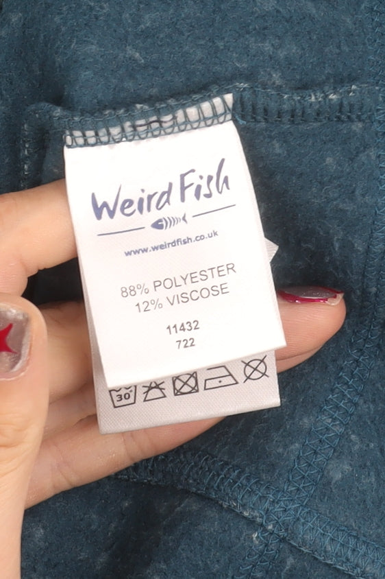 Weird Fish Men’s Blue 5XL Full Zip Fleece Jacket Casual Outdoor