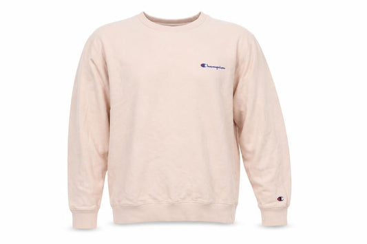 Womens UK S Regular Champion Pink Pullover Sweatshirt