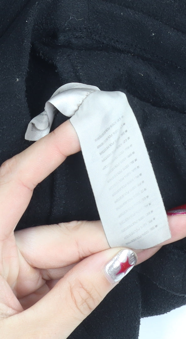 Trespass Boys Black 2XS Fleece Full Zip Outdoor Jacket with Thumb Holes