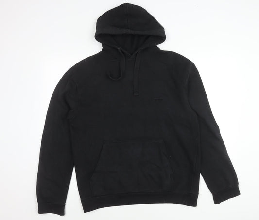 Iron Mountain Men's Black Pullover Hoodie L Fleece Workwear
