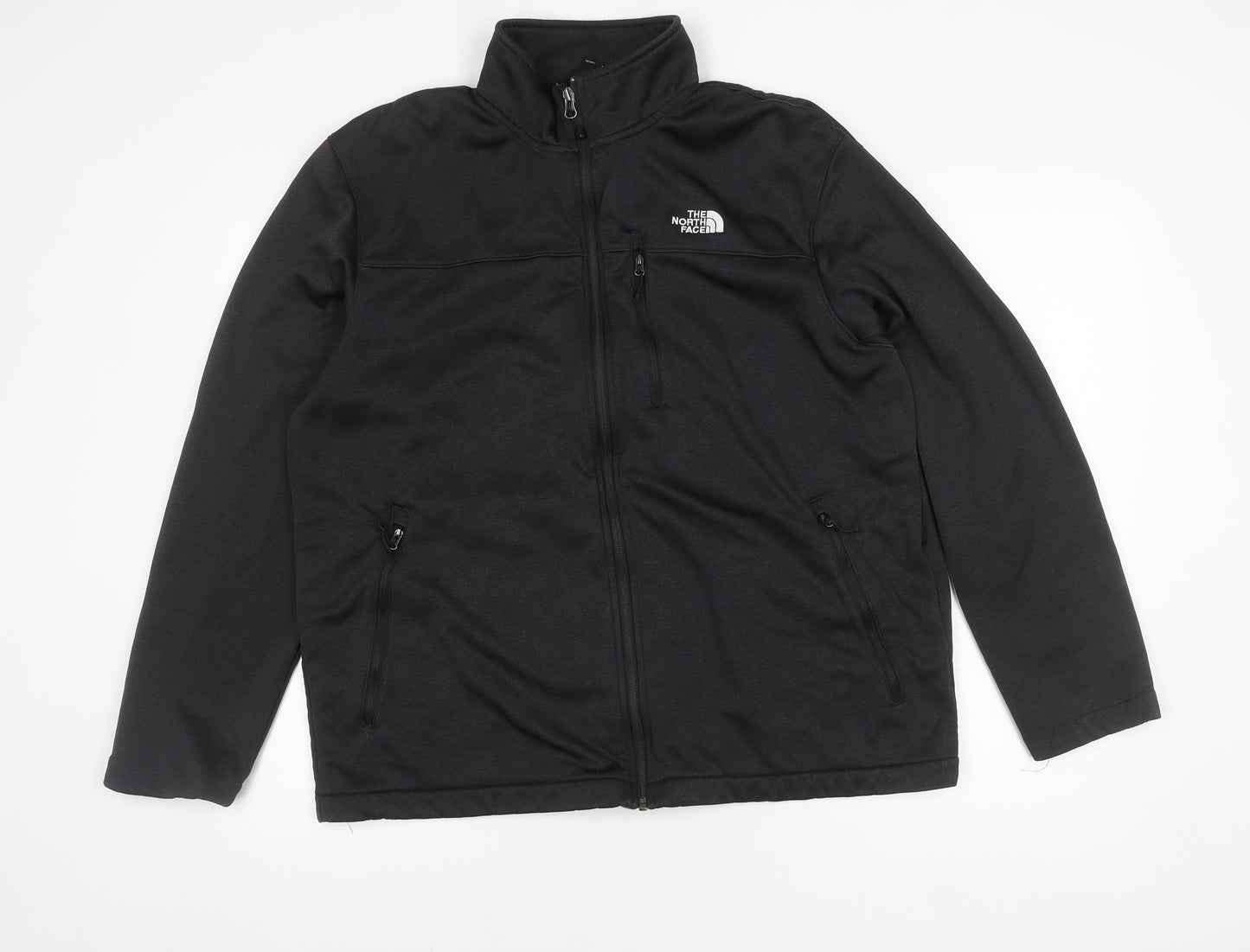The North Face Men's Black XL Softshell Full Zip Jacket