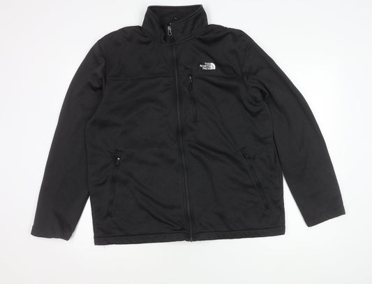 The North Face Men's Black XL Softshell Full Zip Jacket