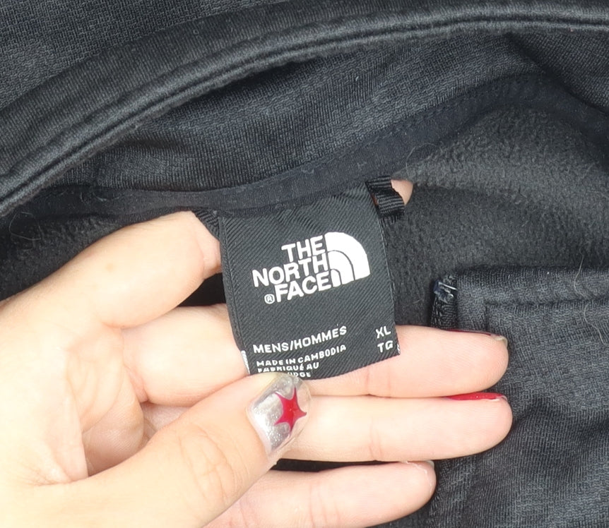 The North Face Men's Black XL Softshell Full Zip Jacket