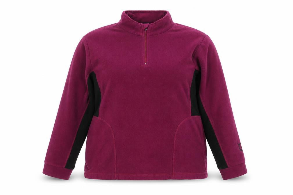 Movement Session Women’s Purple Fleece Sweatshirt Size 18 1/4 Zip Pullover