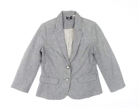 BDG Boys Grey Blazer Jacket Size S Classic Two-Button Notch Lapel