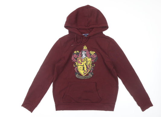 Harry Potter Women’s Red Gryffindor Hoodie M Pullover Fleece