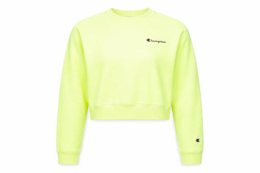 Womens UK M Regular Champion Yellow Pullover Sweatshirt