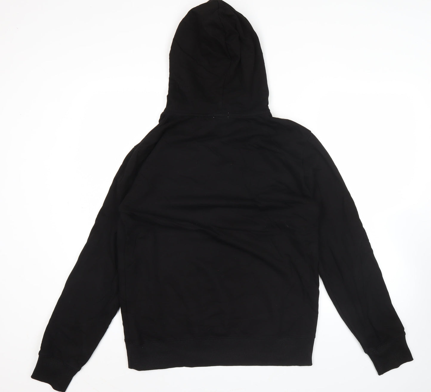Kenzo Men’s Black XL Pullover Hoodie with Embroidered Tiger Logo