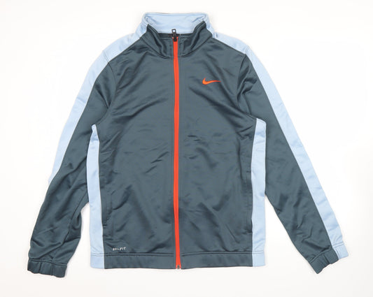 Nike Men's Blue M Dri-Fit Track Jacket Full Zip Sportswear