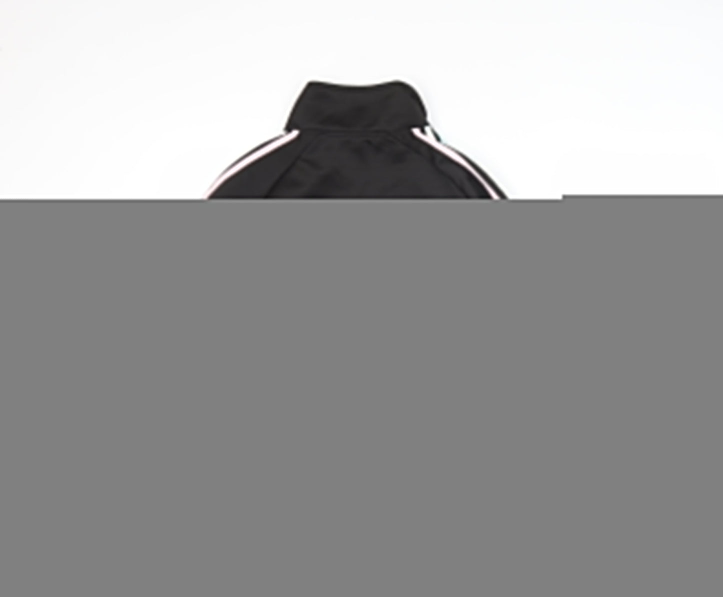 Adidas Mens Black L Track Jacket Full Zip Sportswear