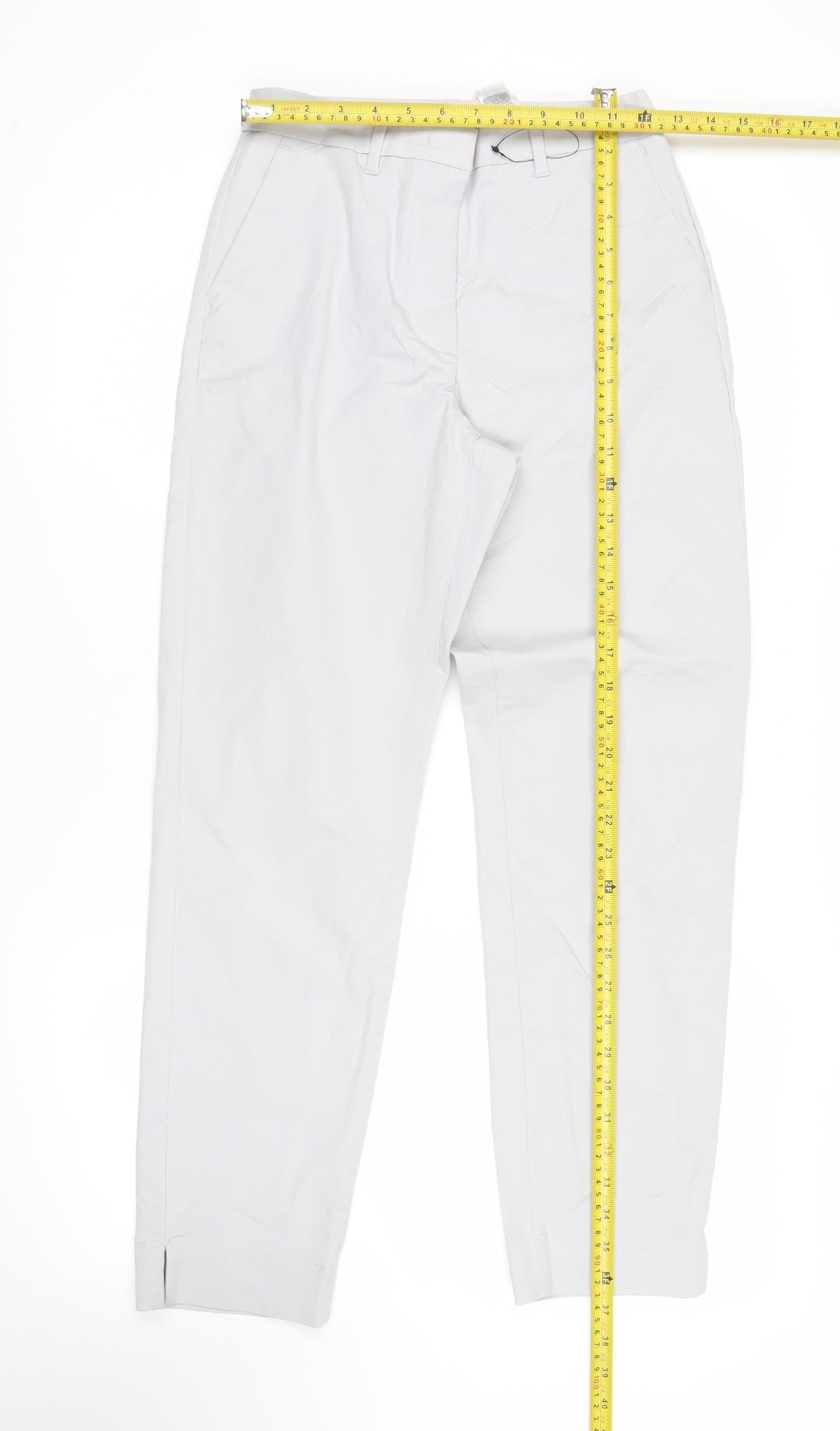Marks and Spencer Womens Grey Size 6 Chino Trousers Workwear